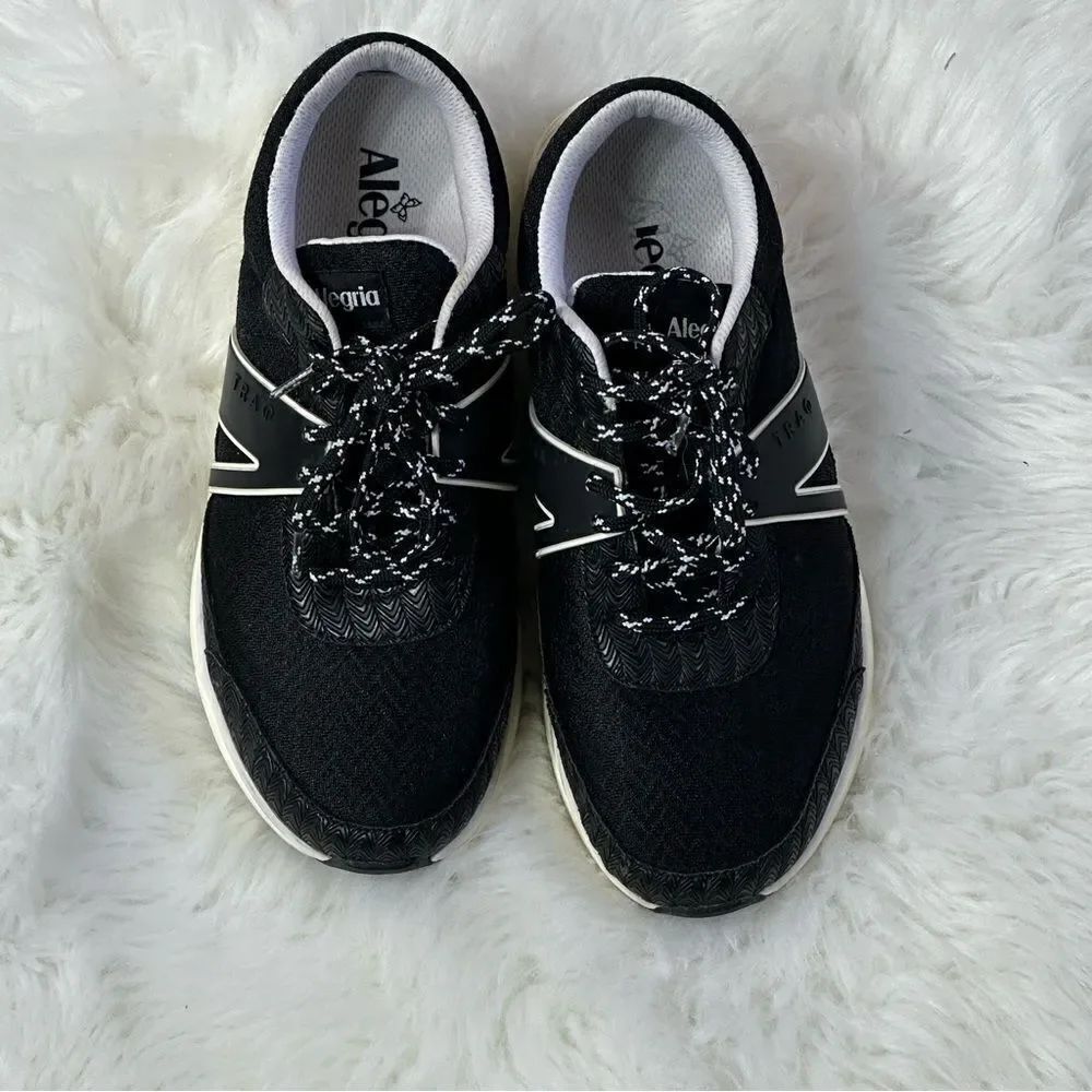 Alegria Black and White Sneakers Classic Design